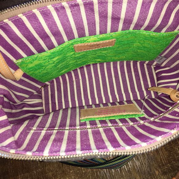 Consuela Si No Hobo Crossbody Tote Rare Discontinued Shoulder Bag Quilted - Picture 11 of 15